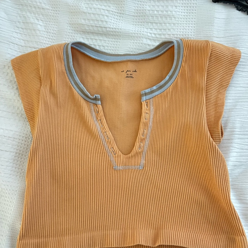 Urban outfitters Orange Ribbed Women's Top